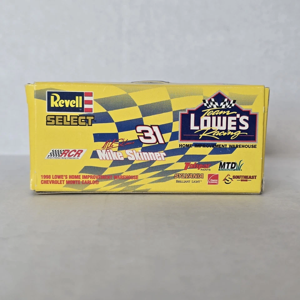 Revell 1:24 литая копия NASCAR #31 Mike Skinner Lowe's Chevy 1998 новая редкая - Изображение 3 из 4