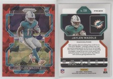 2021 Panini Prizm Rookie Red Ice Prizm Jaylen Waddle #338 Rookie RC