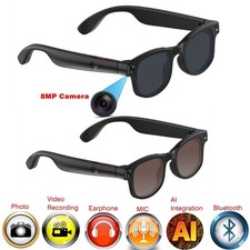 Sunglasses with smart AI conversation translation and camera and music sound