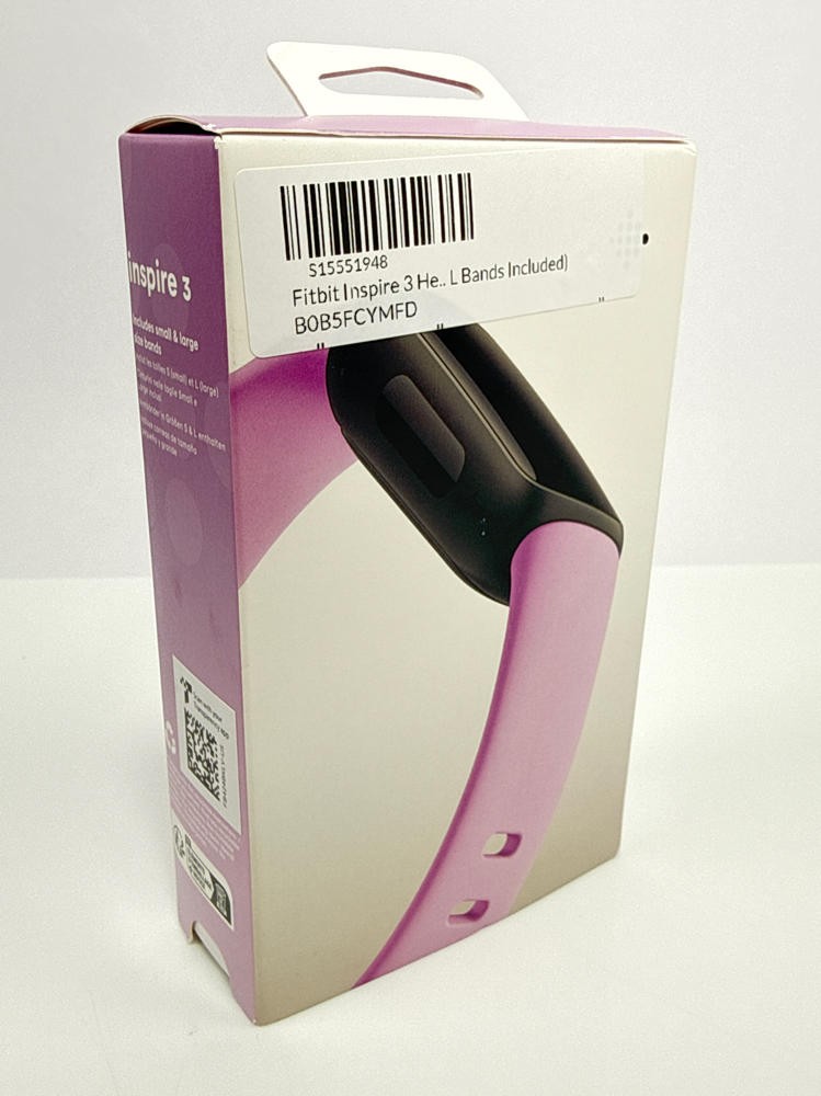 Fitbit Inspire 3 Fitness Tracker Heart Rate Sleep Stress Lilac