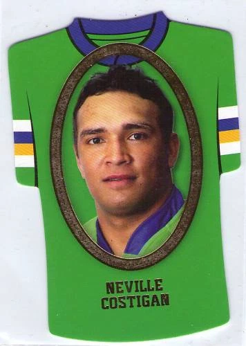 2007 NRL INVINCIBLE DIE CUT GC34 COSTIGAN RAIDERS CARD