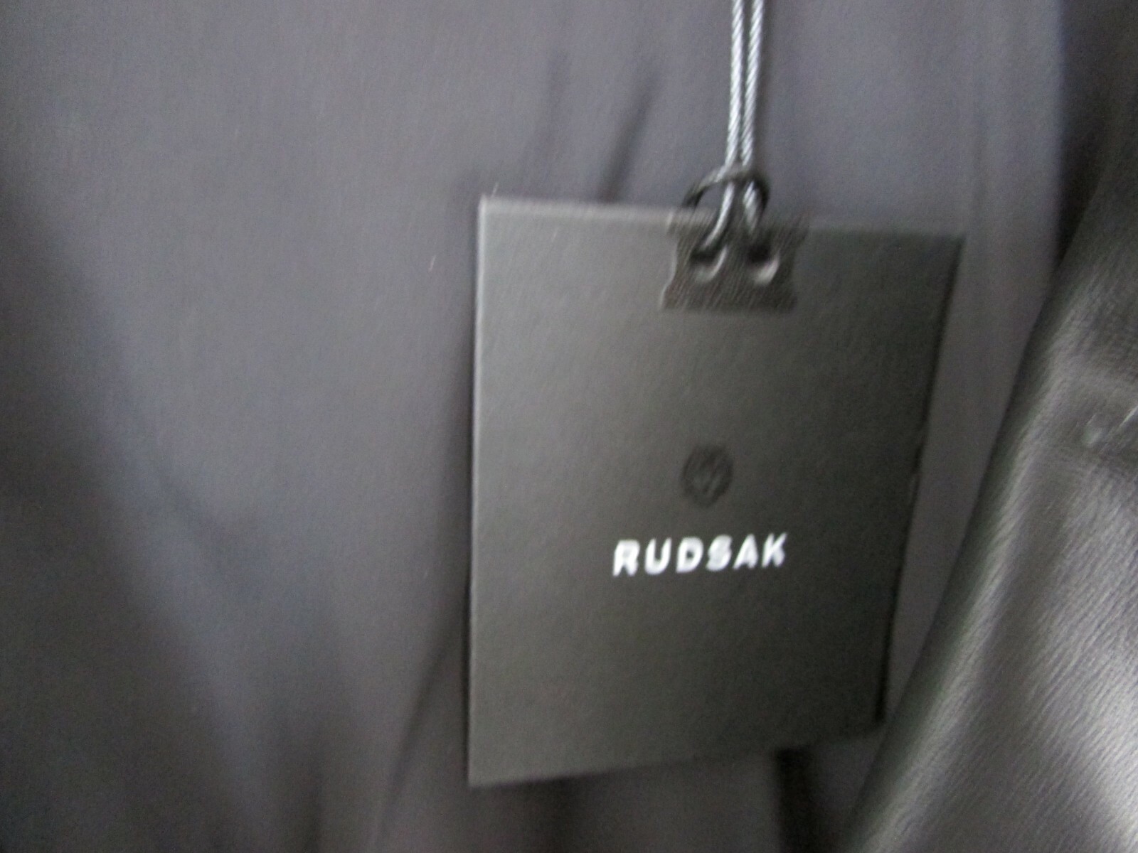 Rudsak Black soft lambs Leather Jacket Size S 8/10 BNWT & protectors RRP £600 image 8