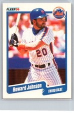 1990 Fleer Baseball #208 Howard Johnson - VG - New York Mets