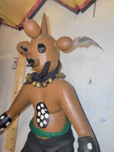 EARLY HOPI PUEBLO KACHINA / KATSINA DOLL MUDHEAD E. BITONIE - Picture 4 of 9