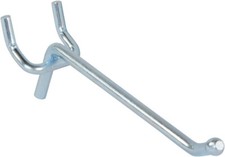 Peg Pegboard Hooks 4" Fits ⅛” or ¼” Hole Lot of 100 Pegs Chrome