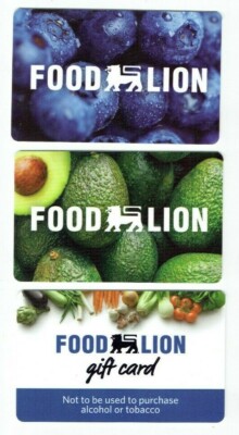 does food lion sell tobacco products FOOD LION Gift Card LOT of 3 - Grocery Food Store - Avocado, Blueberry -No  Value