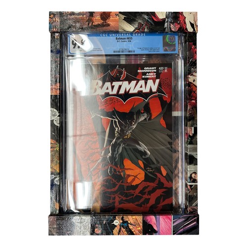 Marco envuelto de cómic temático de Batman-CGC-Cómics crudos-hechos en casa-¡Único en su clase! - Imagen 5 de 5
