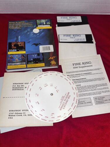 SportTime Superstar Ice Hockey (IBM PC, MS-DOS, Mindscape, 1987) BIG BOX PC - Foto 3 di 4