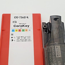 NEW Sandvik 1.250" Indexable Endmill w/ 10 inserts 345