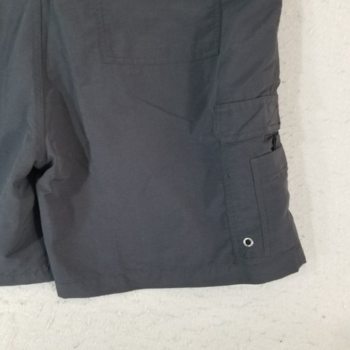 Reel Legends cargo shorts men's XL extra large black nylon comfort waist fishing - Picture 12 of 14