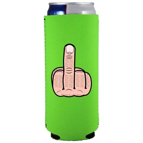 Middle Finger Funny Slim Can Coolie, Compatible with Ultra - Picture 11 of 20