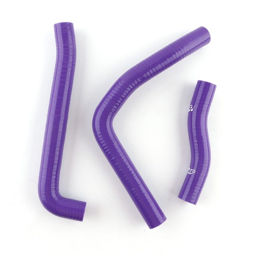 For KAWASAKI KMX 125 1985-2002 Silicone Radiator Coolant Hose Purple 3Pcs ZAP - Picture 4 of 11