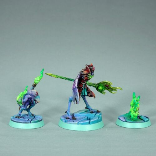 gemalte Miniaturen Augen der neun AOS Warband Warhammer Unterwelten tzeentch - Bild 4 von 10