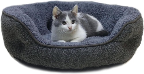 Dog Beds for Medium Dogs - Round Cat Indoor Cats, Washable Pet Large