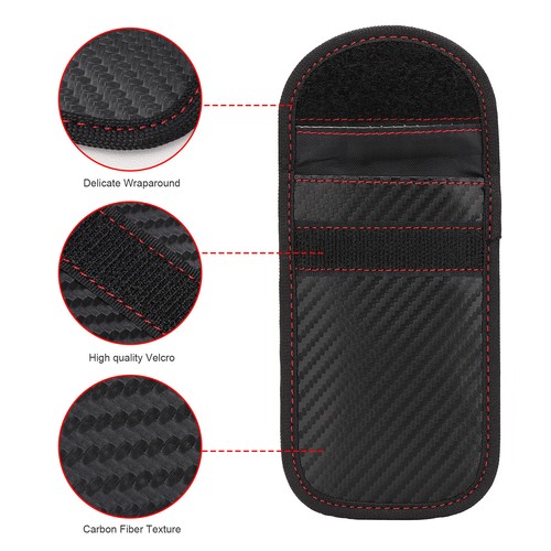 4x Faraday Key Fob Protector Bags Car Key Signal Blocker RFID Faraday Cage Pouch - Picture 13 of 13