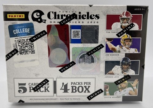 2020 Panini Chronicles Draft Picks Football Blaster Box Sealed Burrow Herbert RC - Picture 2 of 3