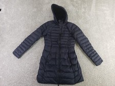 Lululemon Brave The Cold Down Women's 6 Jacket Blue Indigo Nylon Puffer Hooded