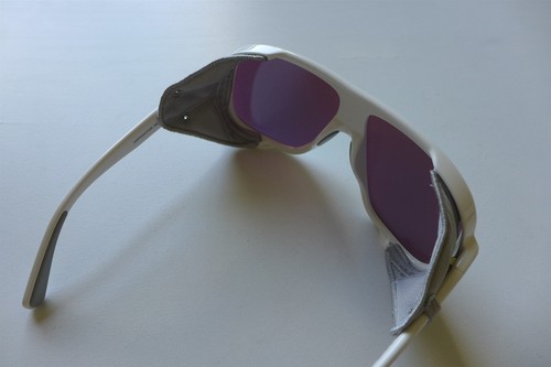 Gafas de sol Moncler difractoras en blanco/espejo de humo - totalmente nuevas, PVP £380 - Imagen 6 de 19