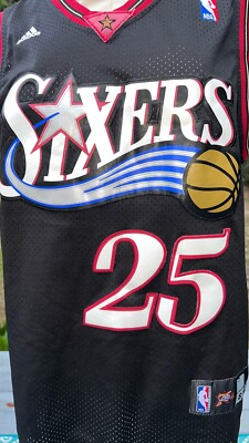Ben Simmons Philadelphia Sixers Throwback Jersey Black Iverson Era