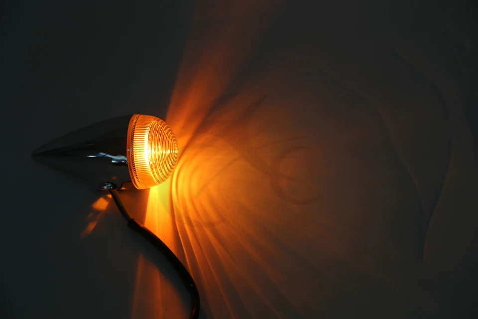 Clair clignotant lampe pour Yamaha XV1900 XV-1900 XV 1900 2006-2014 08 09 - Photo 2/4