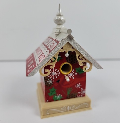 Hallmark Andenken Weihnachtsschmuck 2014 Himmel und Natur singen Vogelhaus - Bild 4 von 13