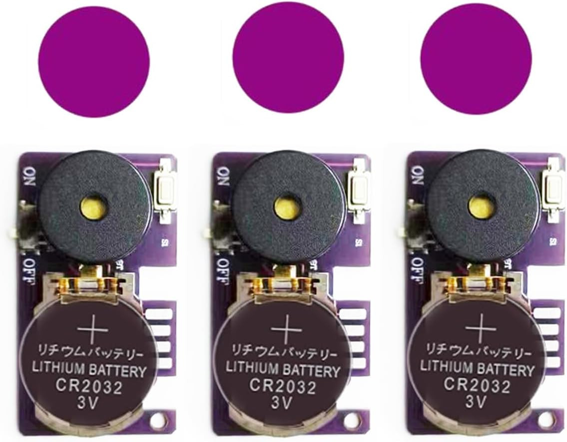 Noise Cricket Prank Sound Maker 3-Pack - Hidden Beeping Circuit Gift for Fun  