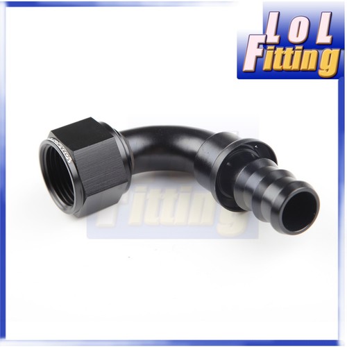 45/90 Degree Straight Push on Fuel Hose End Fitting -4AN 6AN 8AN 10AN 12AN 16AN - Picture 41 of 49