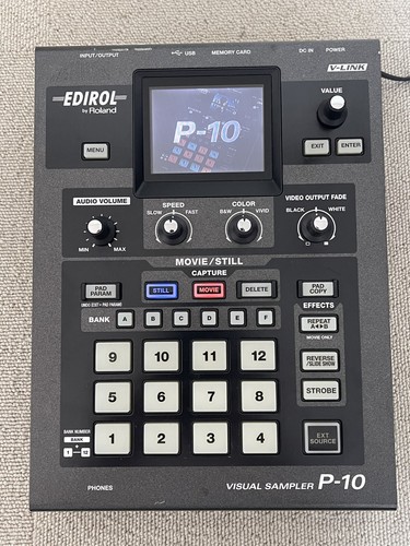 Roland P-10 Visual Sampler Video Presenter SD Kartenslot integrierte Effekte getestet