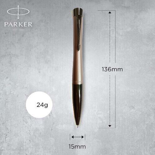 Parker Urban Ballpoint Pen Pink Grid Black Clip With Black Ink No Box - Picture 1 of 9