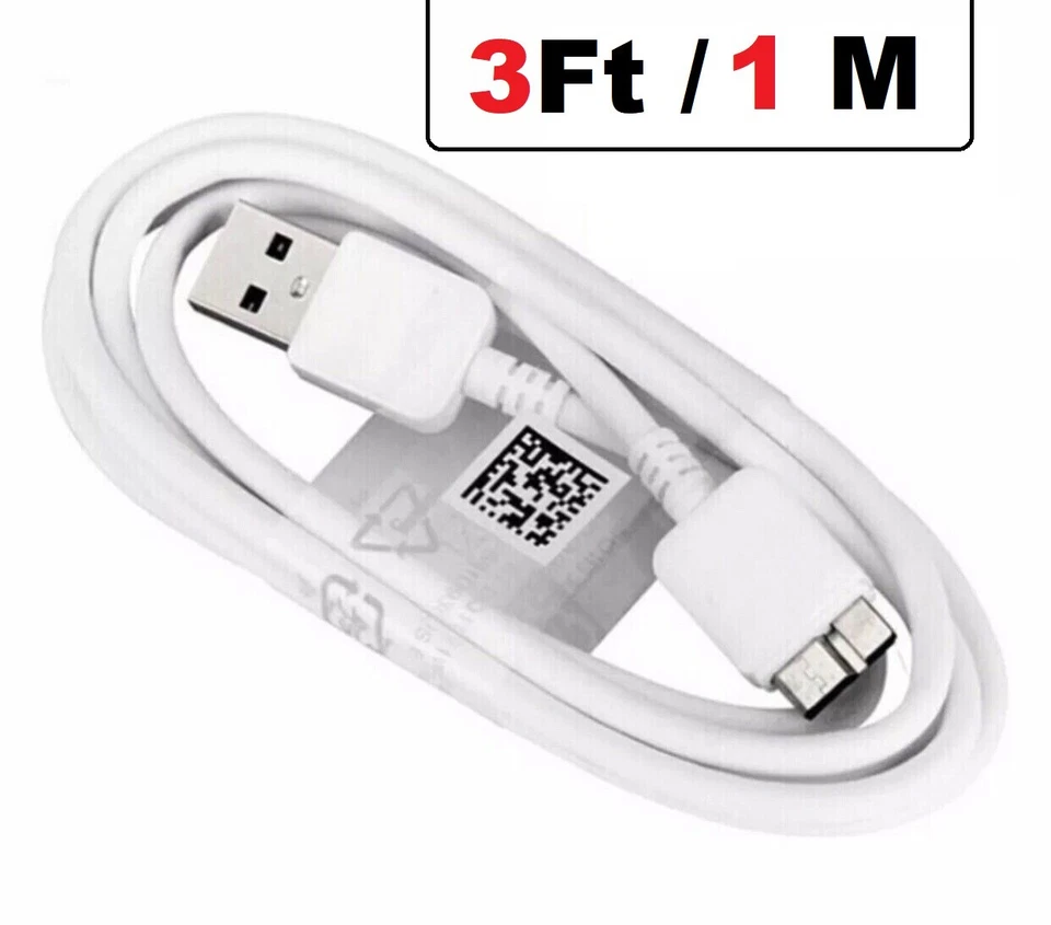 USB 3.0 Data Cable Fast Wall Charger Charging Sync For Samsung Galaxy S5 Note3 - Image 2 of 4