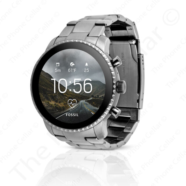 Fossil Explorist HR FTW4012 (Gen 4) Men's Smartwatch Heart Rate Swimproof Gray | eBay