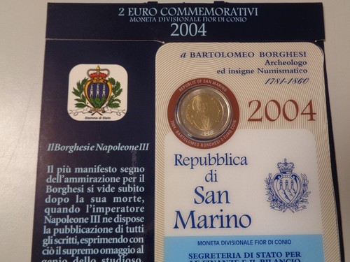 SAN MARINO 2004 2024 - 2 Euro Gedenkmünzen im Blister, stgl.- JAHRGANG NACH WAHL - Bild 3 von 70