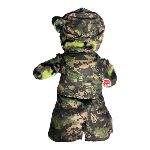 Build a Bear 16" Camuflaje Ejército Oso de Peluche Militar BABW Peluche Envío Gratis - Imagen 9 de 13