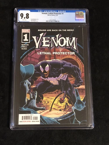 Venom Lethal Protector # 1 CGC 9.8 1st Print Cover A Marvel 2022