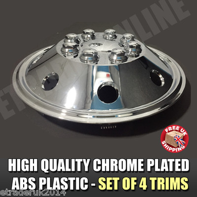 Vauxhall Movano 16 Inch Chrome Deep Dish Wheel Trims Hub Caps 16