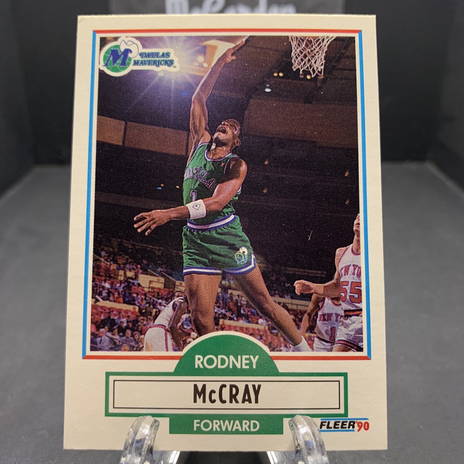 1990-91 Fleer Update Rodney McCray #U-21 Dallas Mavericks