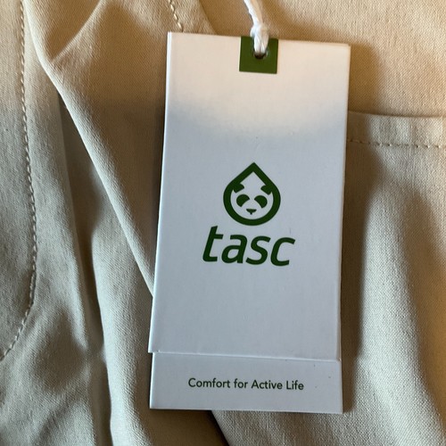 Tasc Motion Pants Mens Size 33X32 Tan Tailored Stretch Lightweight Performance - Picture 3 of 19