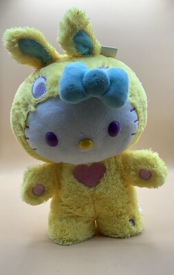 A New Sanrio 2024 Hello Kitty Easter Animated Side Stepper  Bunny Hop  Works!