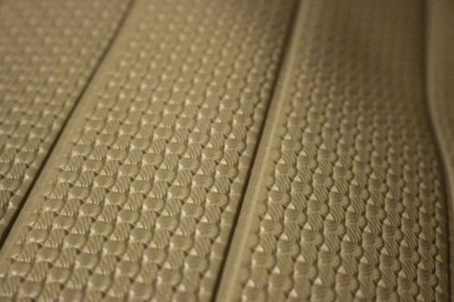 TMI Interiors Single Front Seat Covers x4 L&R Beige/Basket Weave VW T2 Bay 67-73 - 第 3/3 張圖片