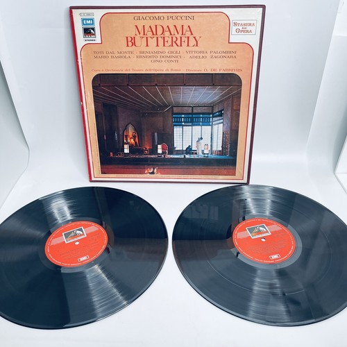 Madama Butterfly GIACOMO PUCCINI 153 00669/70 EMI DOUBLE LP Stasera Opera - Picture 7 of 10