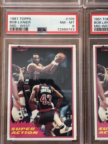 1974++NBA LOT OF 14-JORDAN, DR.J, BIRD, MARAVICH, GERVIN, LANIER, EWING-see PICS - Picture 7 of 15