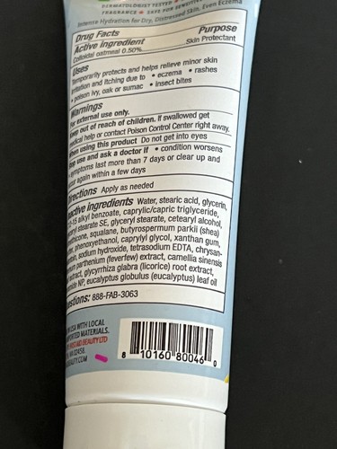 Ultra Repair Cream Birthday Hydration. Skin Protectant Colloidal Oatmeal. 2 Oz - Picture 2 of 8