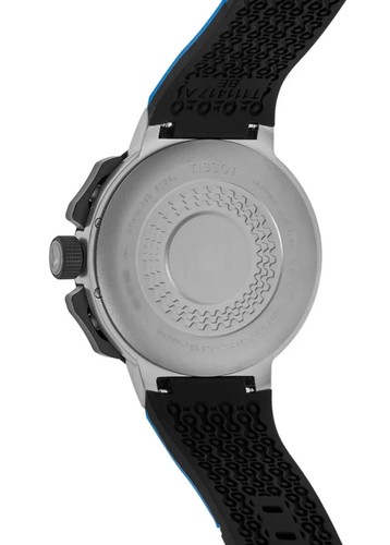 Tissot T-Race Blue Chronograph Silicone Strap Men's Watch - T111.417.37.441.05 - Picture 2 of 4