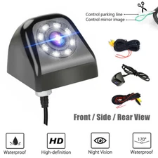 Car Rear Side Front View Backup Reverse Camera 170° HD Night Vision Waterproof