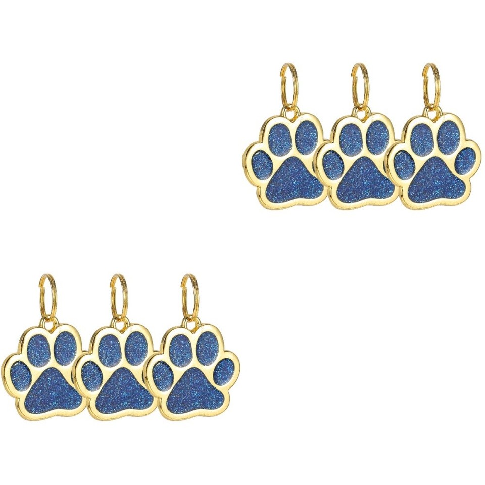3pcs Delicate Metal Dog ID Hanging Tag Pet Tags Zinc Alloy Pet Tag Dog