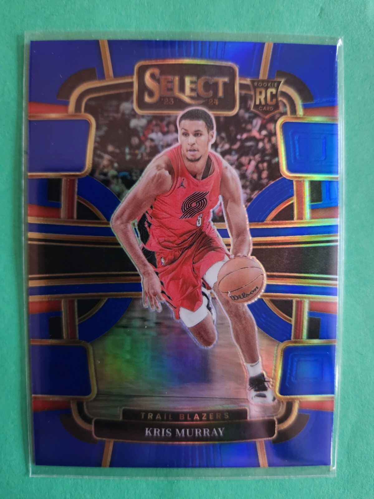 2023-24 Panini Select - Concourse Blue Prizm #91 Kris Murray (RC)