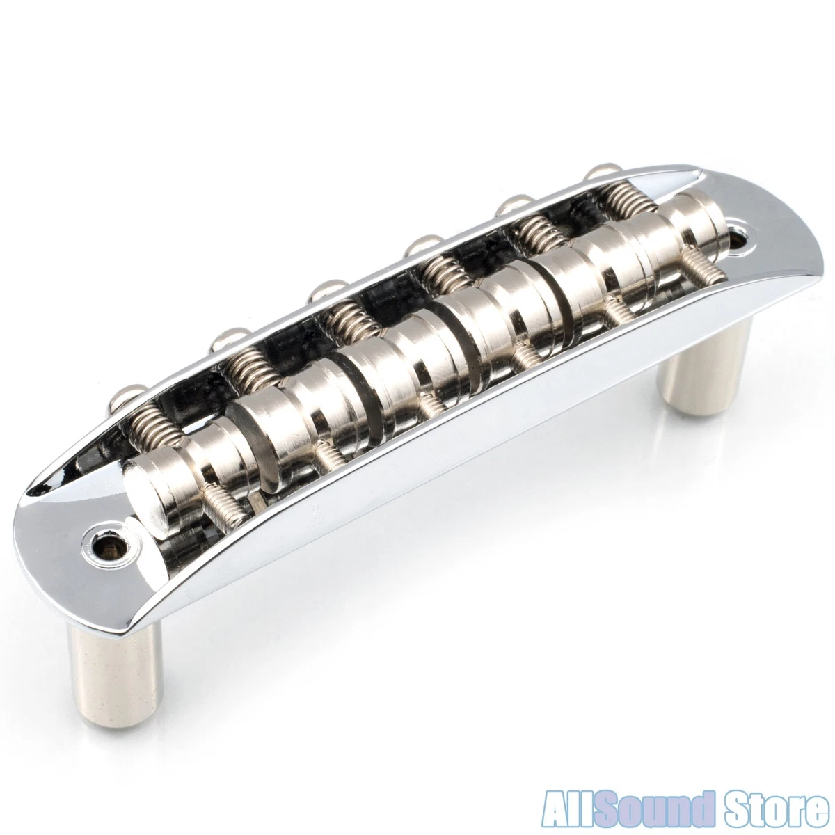 Steel Mustang Bridge w Large Saddles fits Fender Jaguar Jazzmaster CHROME 52mm