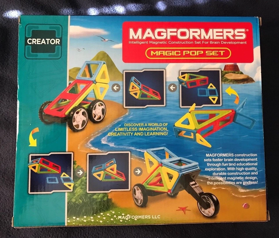 Magformers 25-Piece Magic Pop Set Creator Set Line - NIP - Image 2 of 4