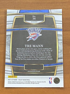 🏀2021-22 Panini Select Basketball Orange Flash Prizm Rookie #36