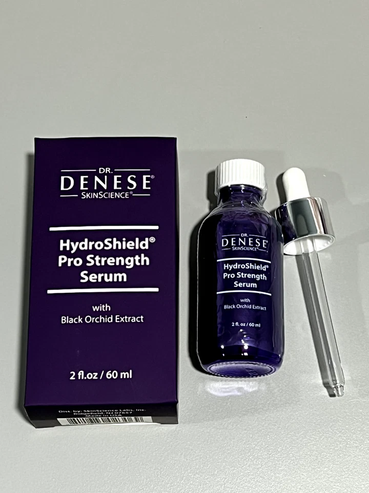 Dr. Denese HydroShield Pro Strength Serum com extrato de orquídea preta 2 oz**SELADO** - Imagem 3 de 4
